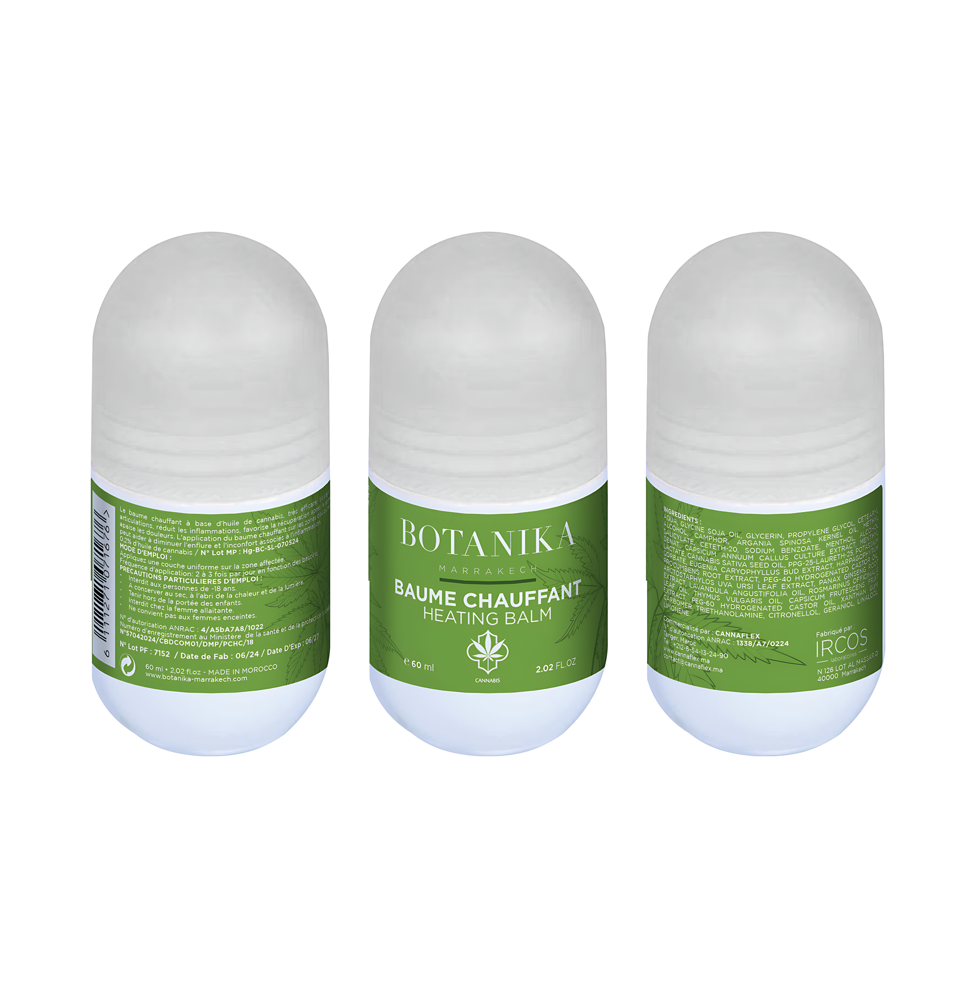 Baume Chauffant Roll-On Muscles et Articulations 