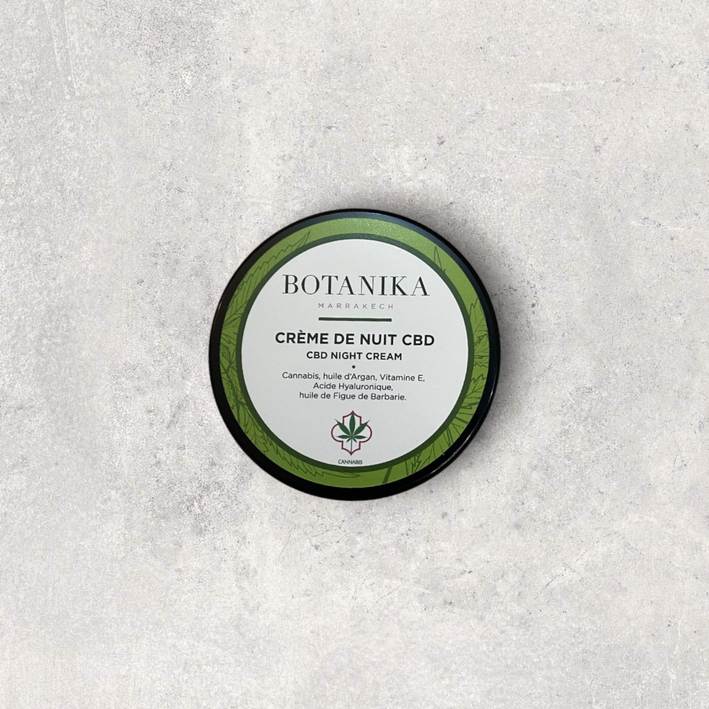Pot de crème de nuit au chanvre 